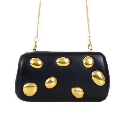 Bolsa Clutch Festa Courino Preta