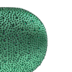 Bolsa Festa Clutch Pedraria Strass Oval Verde