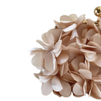 Bolsa Festa Clutch Flores Bege