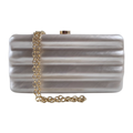 Bolsa Clutch Festa Acrílico Bege Nude