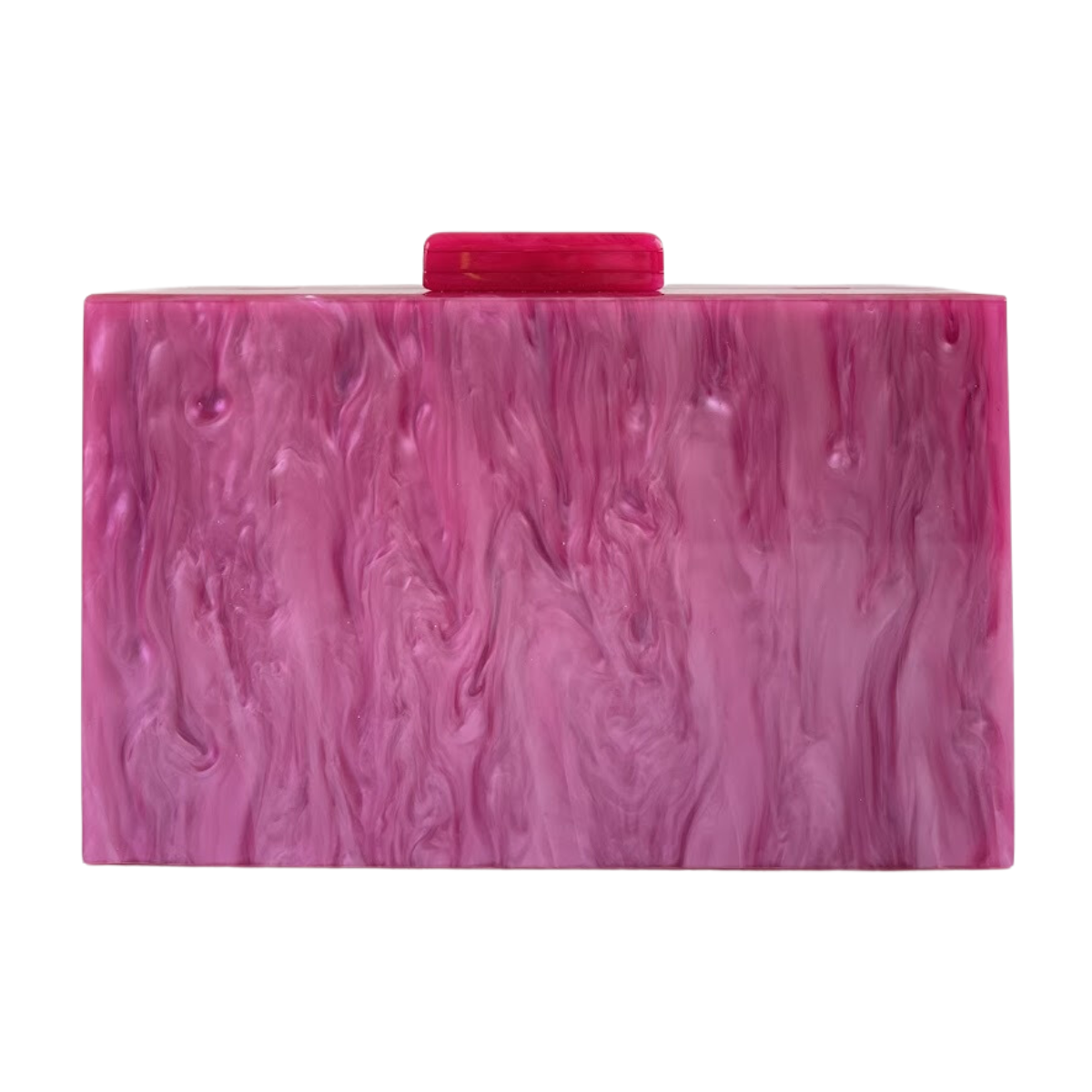 Bolsa de Festa Clutch Acrílico Rosa Claro