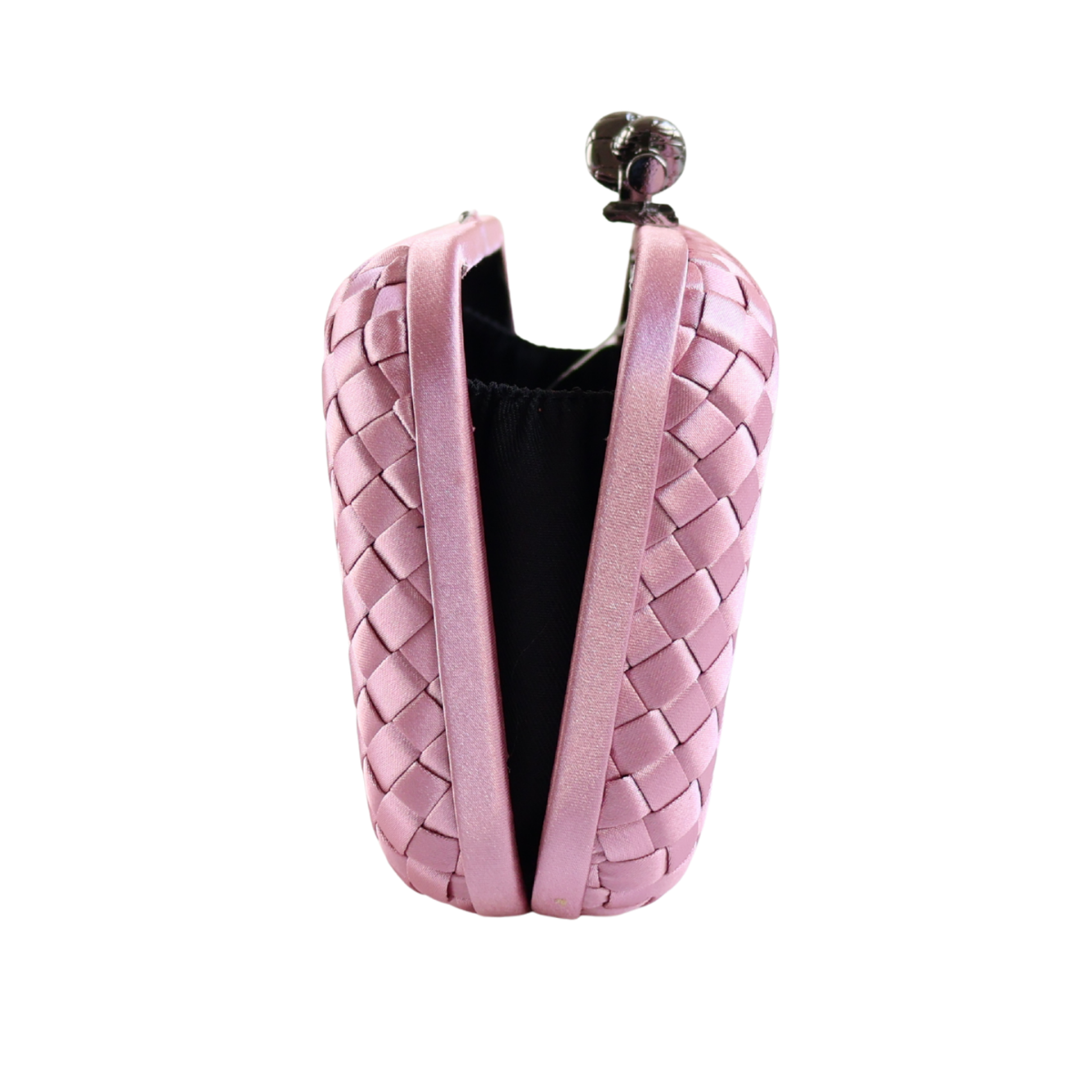 Bolsa Clutch Festa Tressê Cetim Inspired Média Rosa Bebê
