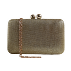 Bolsa de Festa Clutch Malha Dourada - ReUse