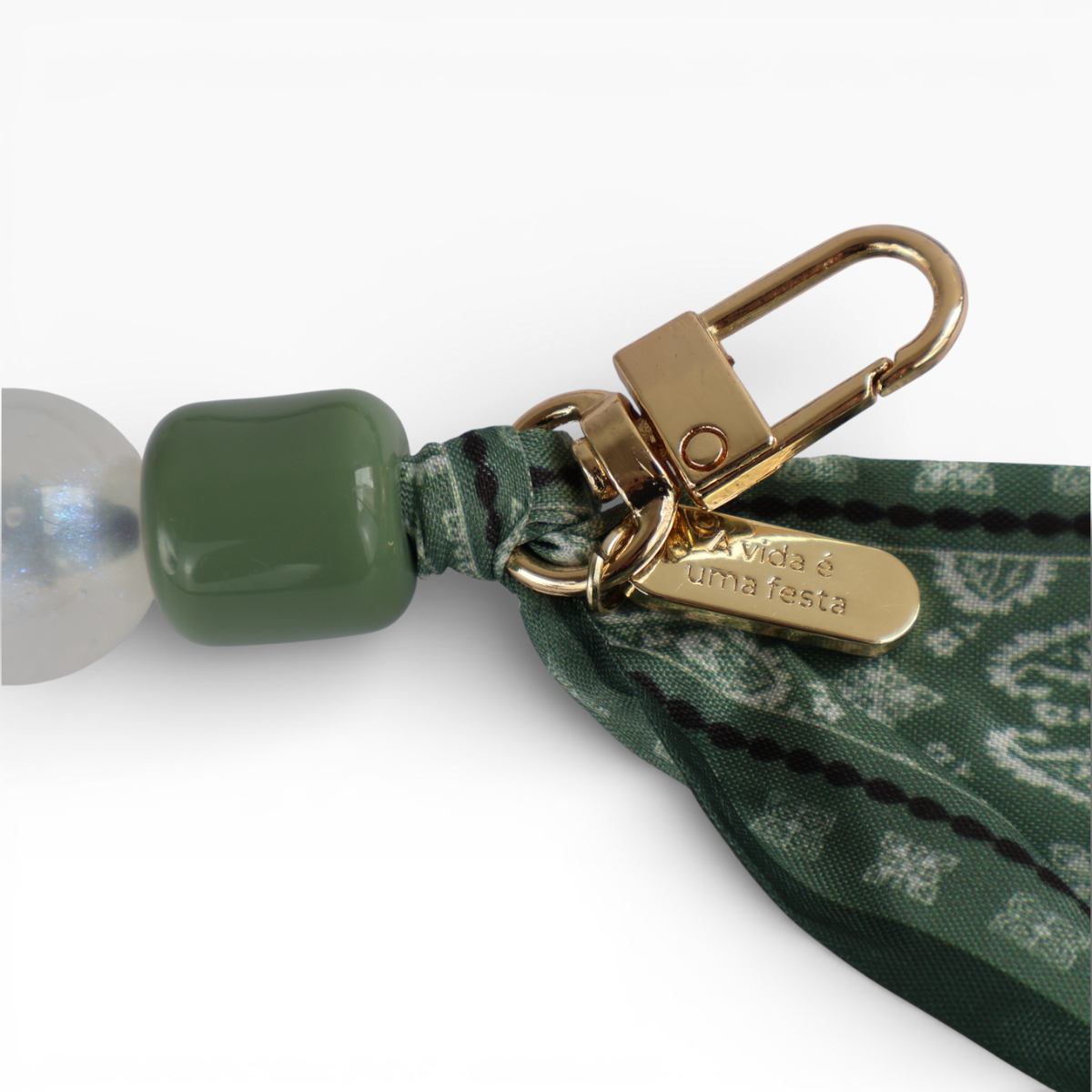 Alça de Mão - Lenço Verde