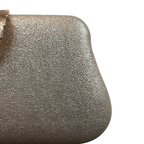 Bolsa Clutch Festa Fecho de Folha Dourada