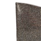 Bolsa Carteira de Festa Clutch Strass Prata Grafite - ReUse