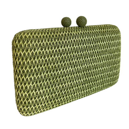 Bolsa Clutch Festa Palha Verde Oliva