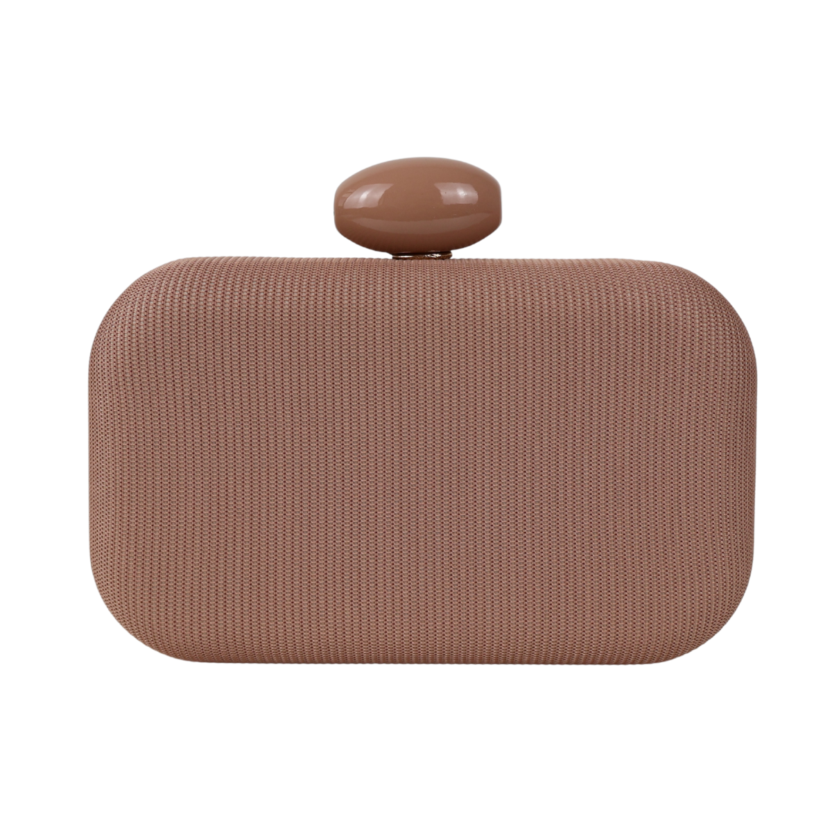 Bolsa Festa Clutch Tecido Bege