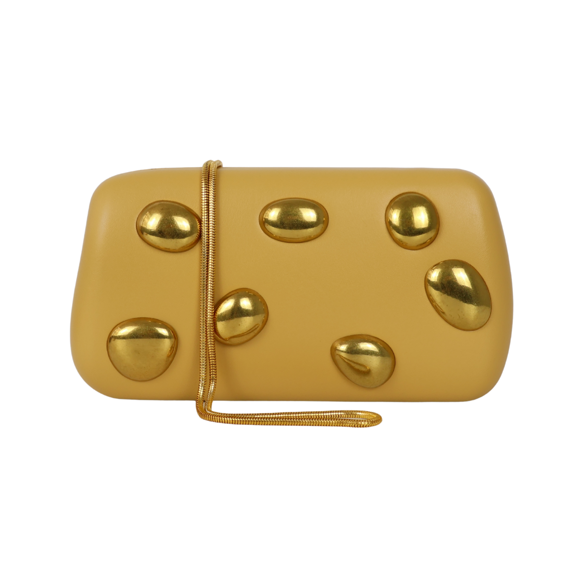 Bolsa Clutch Festa Courino Amarela - ReUse
