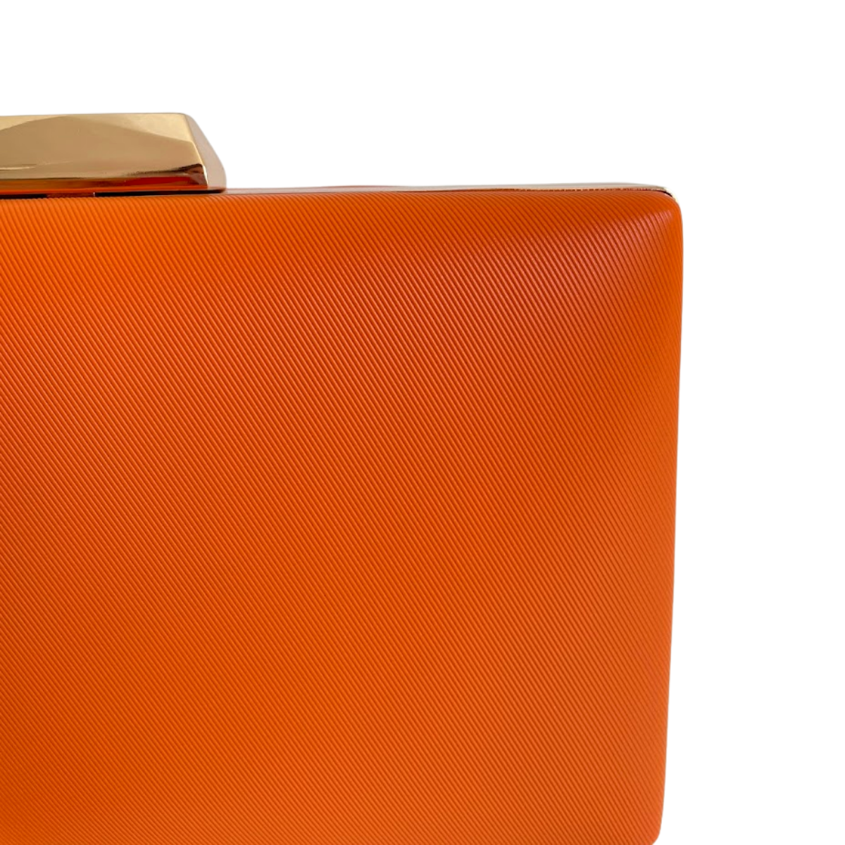 Bolsa de Festa Clutch Vinil Laranja