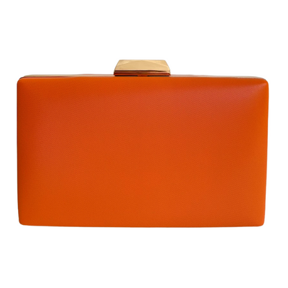 Bolsa de Festa Clutch Vinil Laranja