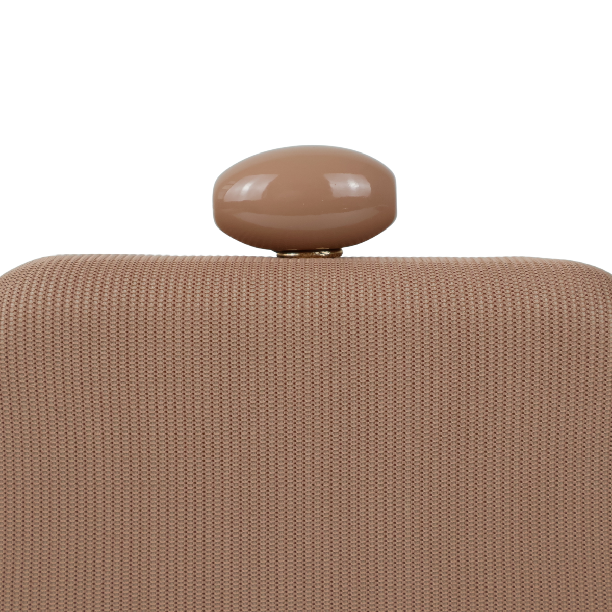 Bolsa Festa Clutch Tecido Bege