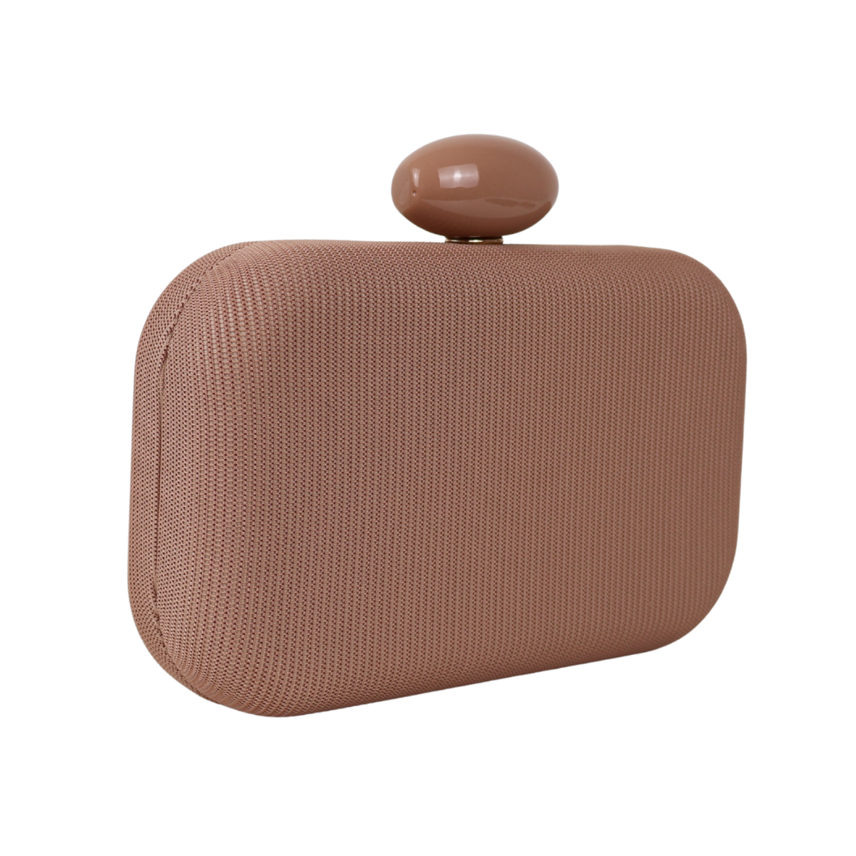 Bolsa Festa Clutch Tecido Bege
