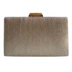 Bolsa Festa Clutch Brilho Dourada