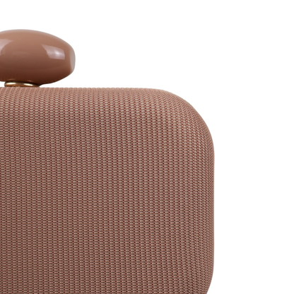 Bolsa Festa Clutch Tecido Bege