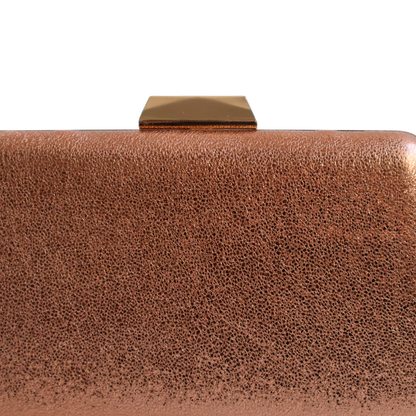 Bolsa Clutch Festa Marrom Cobre
