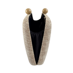 Bolsa de Festa Clutch Linho Bege - ReUse