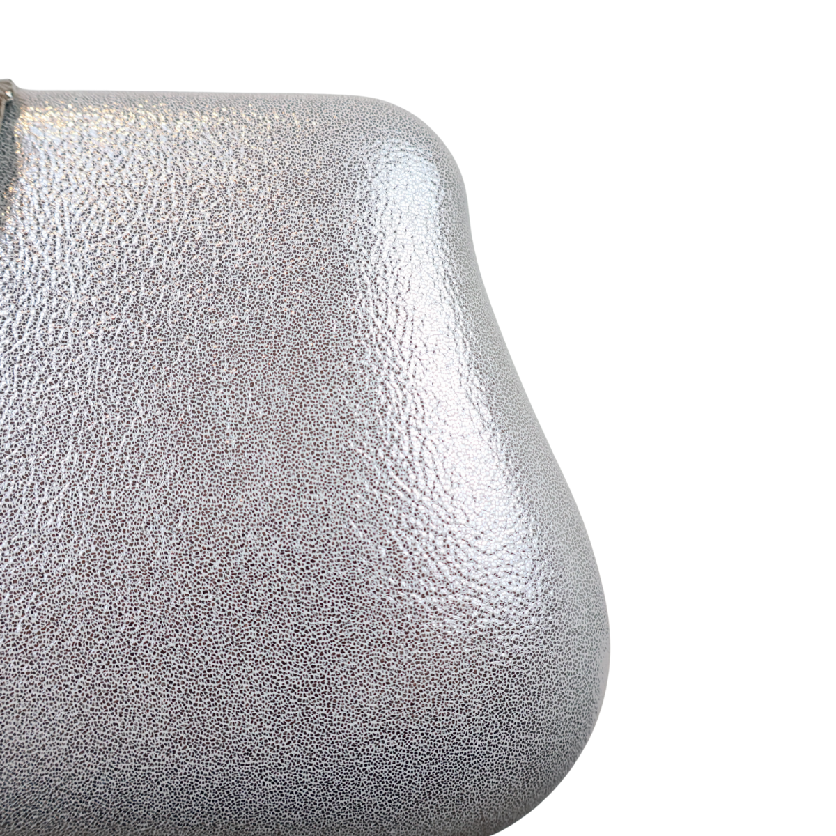 Bolsa Clutch Festa Fecho de Folha Prata