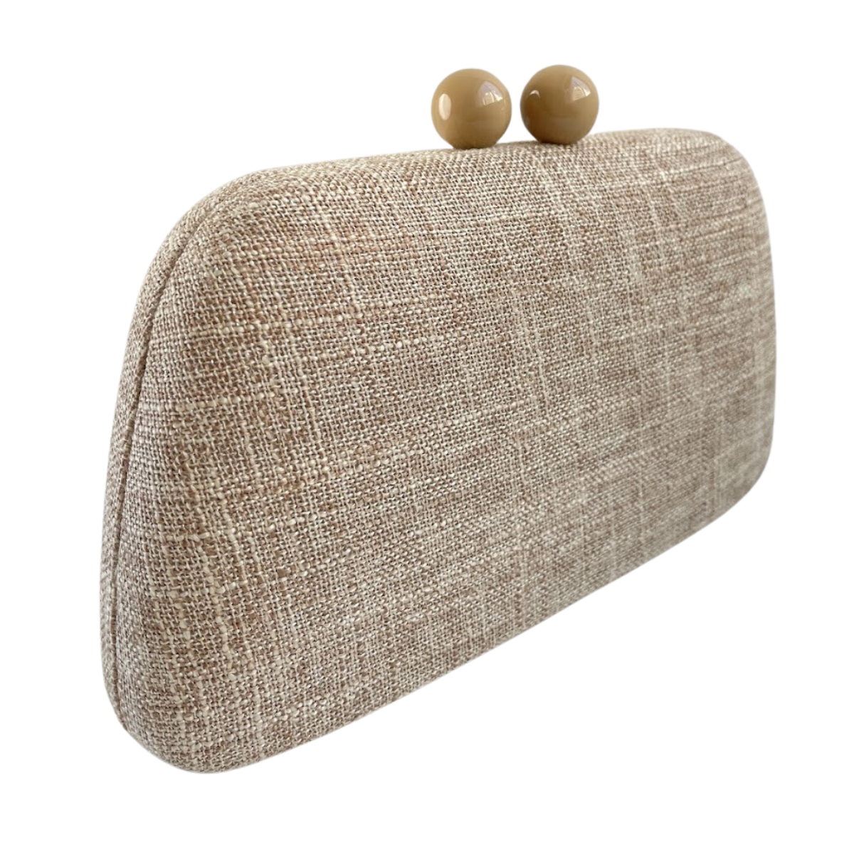 Bolsa de Festa Clutch Linho Bege - ReUse