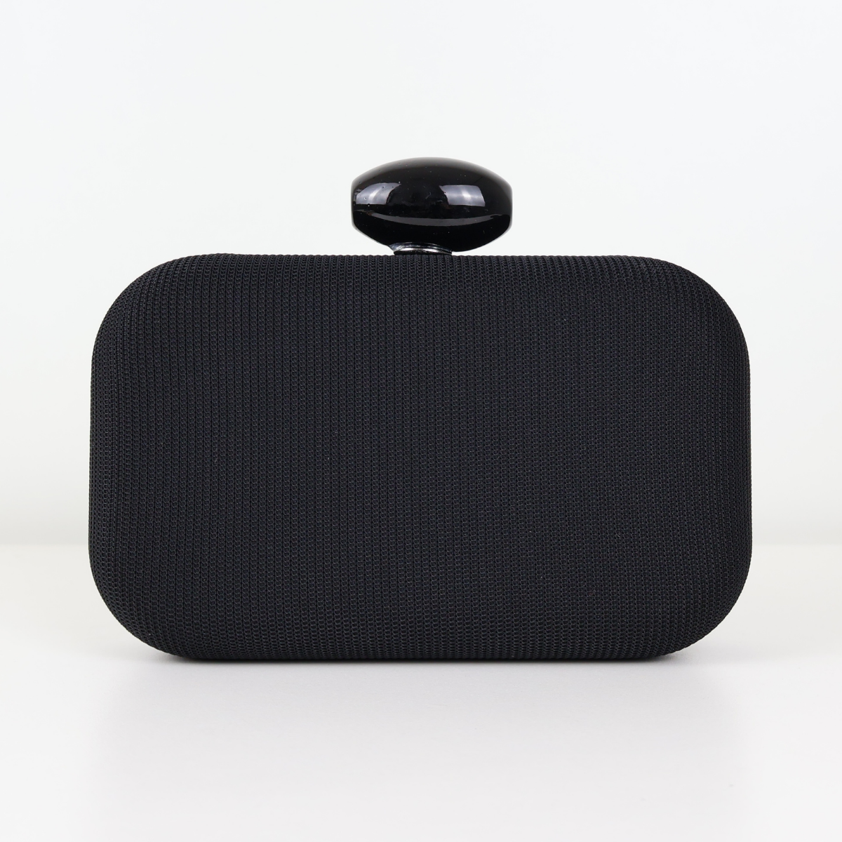 Bolsa Festa Clutch Tecido Preta