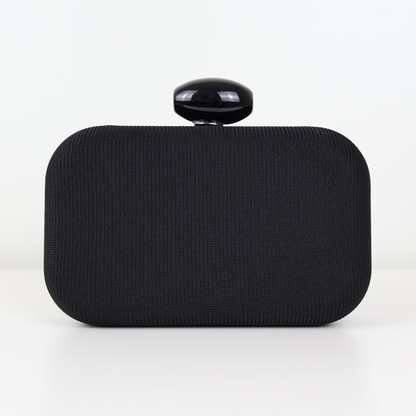 Bolsa Festa Clutch Tecido Preta