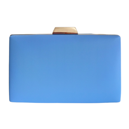 Bolsa de Festa Clutch Vinil Azul Serenite