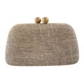 Bolsa de Festa Clutch Linho Bege - ReUse