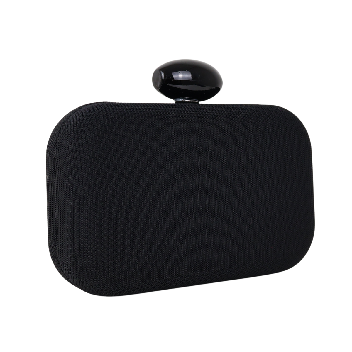 Bolsa Festa Clutch Tecido Preta