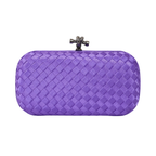 Clutch Tressê Cetim Inspired Pequena Violeta