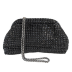 Bolsa Festa Clutch Strass Preta