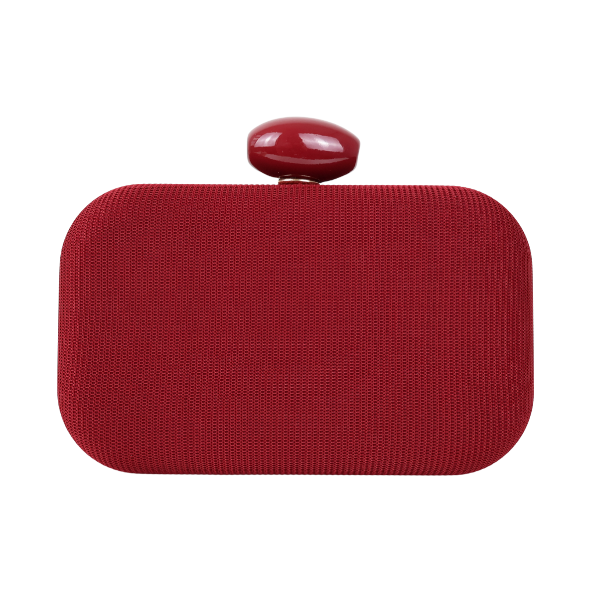 Bolsa Festa Clutch Tecido Marsala