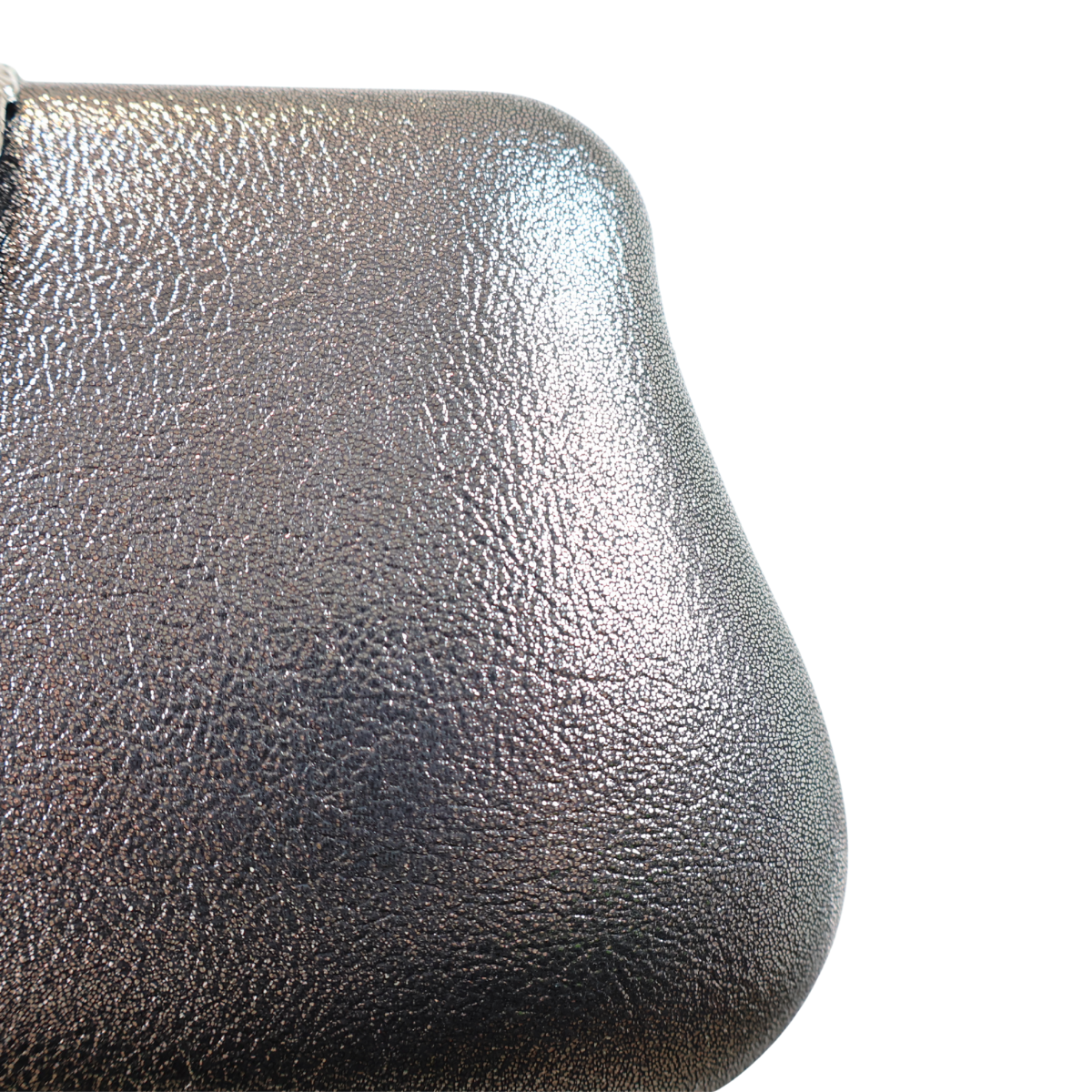 Bolsa Clutch Festa Fecho de Folha Grafite
