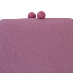 Bolsa de Festa Clutch Rosa Brilho