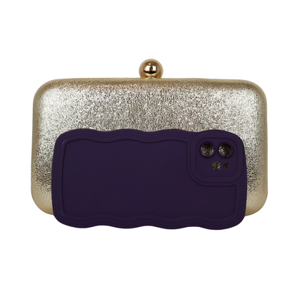 Bolsa Clutch Festa Dourada