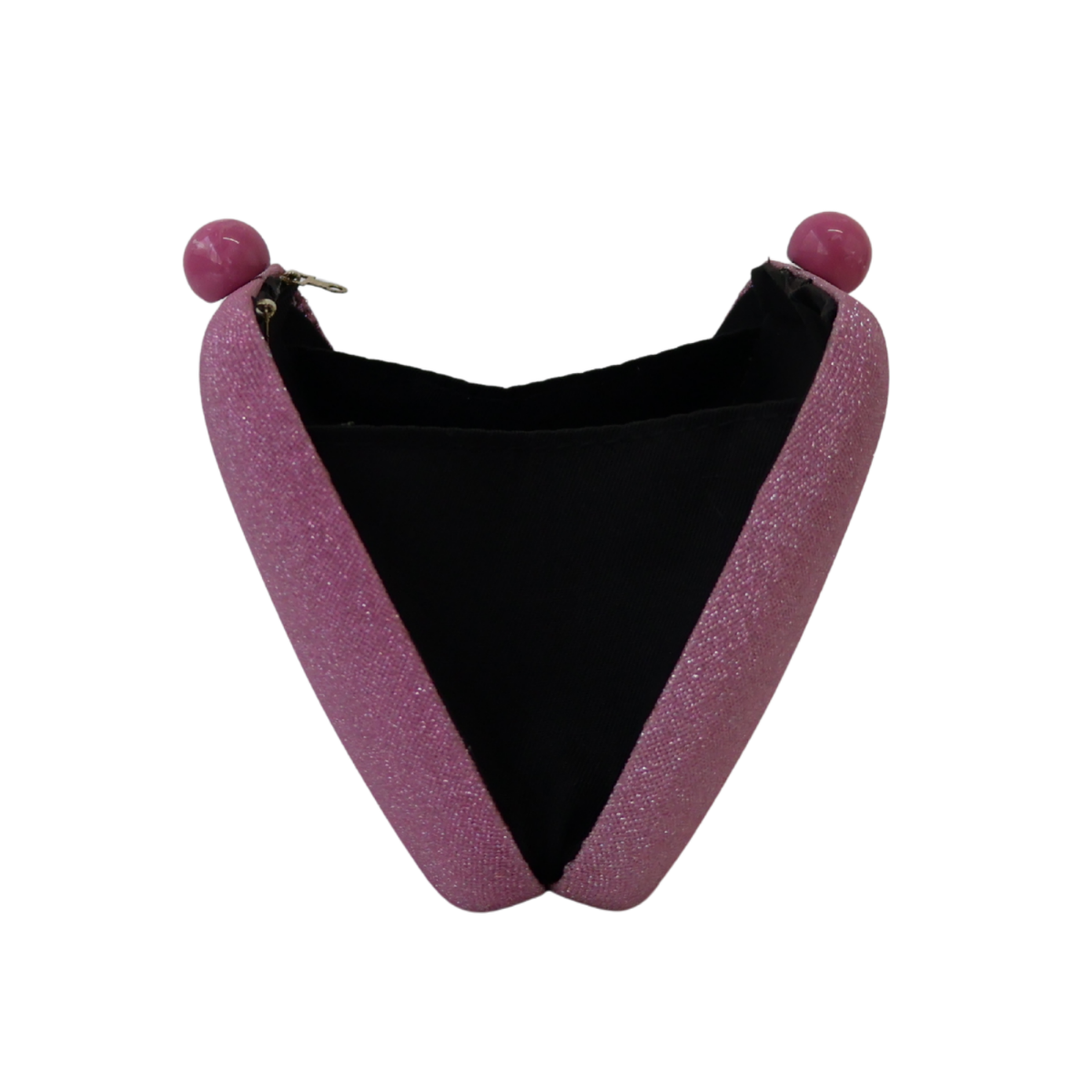 Bolsa de Festa Clutch Rosa Brilho