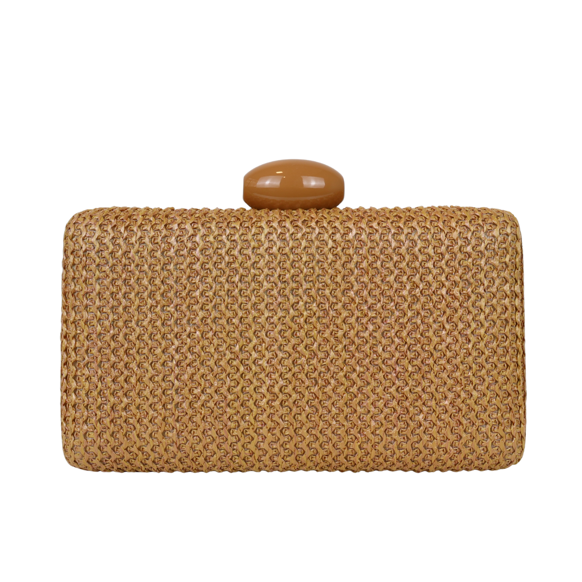 Bolsa Clutch Festa Palha Caramelo