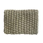 Bolsa Carteira Envelope de Palha Verde