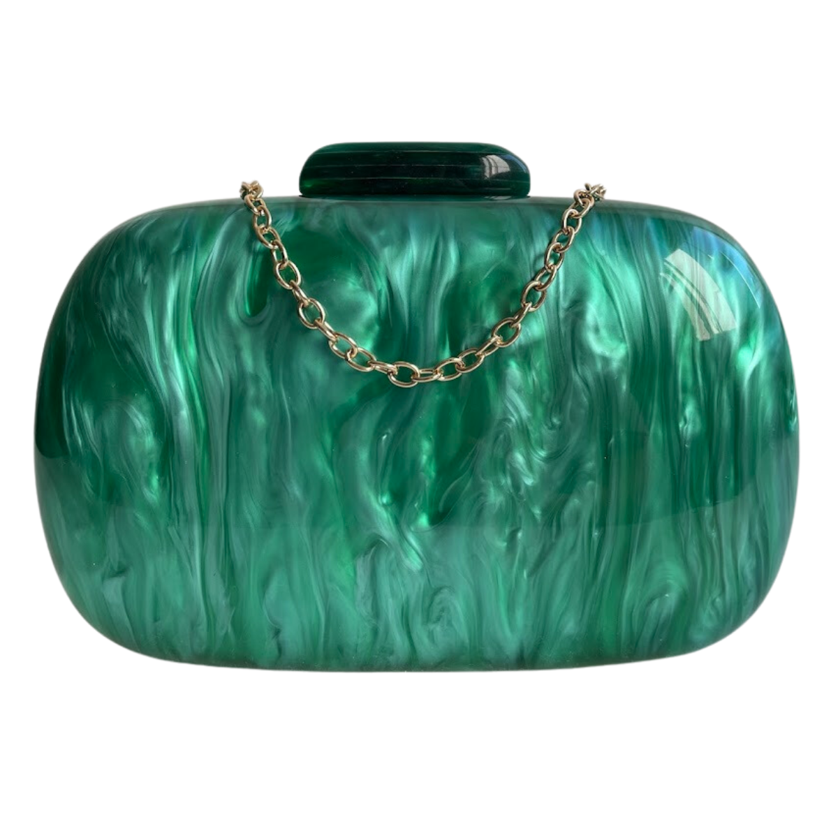 Bolsa Festa Clutch Acrílico Verde