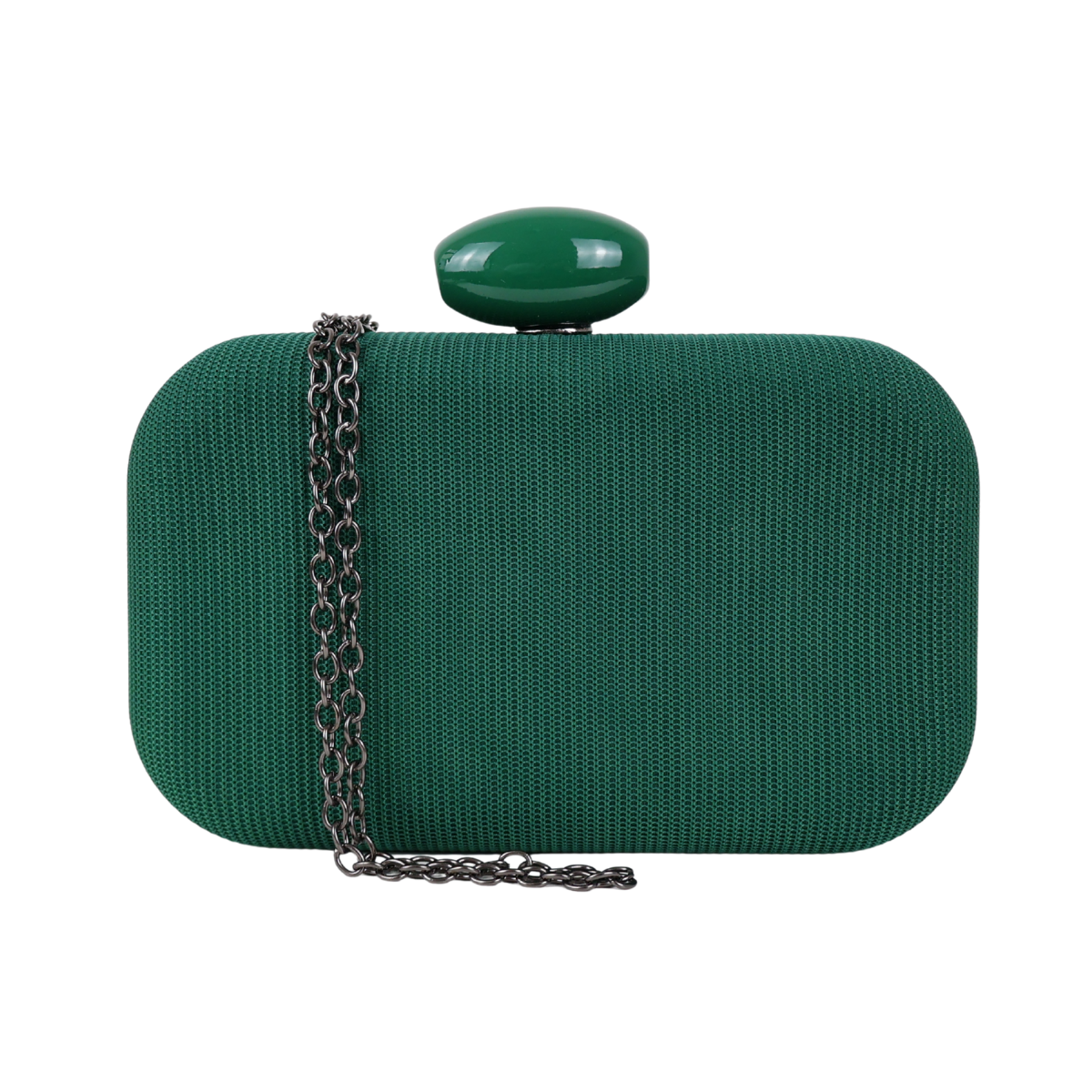 Bolsa Festa Clutch Tecido Verde