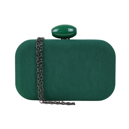 Bolsa Festa Clutch Tecido Verde