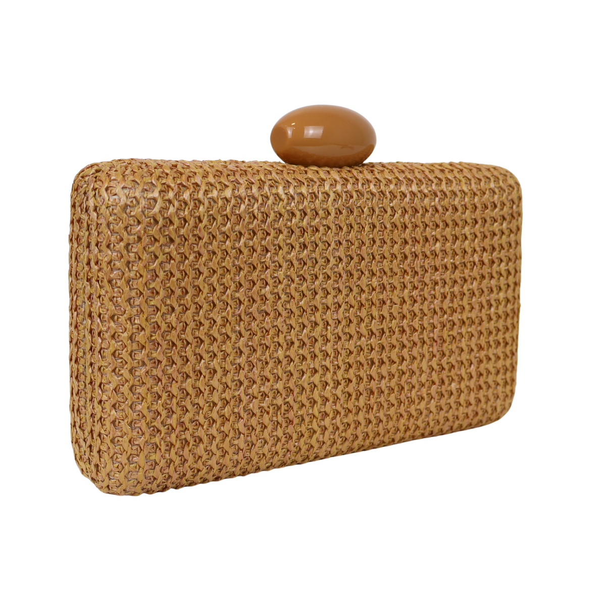 Bolsa Clutch Festa Palha Caramelo
