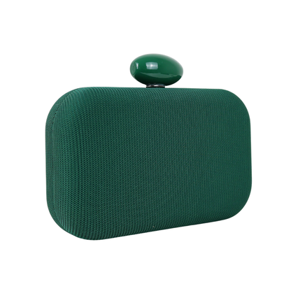 Bolsa Festa Clutch Tecido Verde
