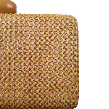 Bolsa Clutch Festa Palha Caramelo