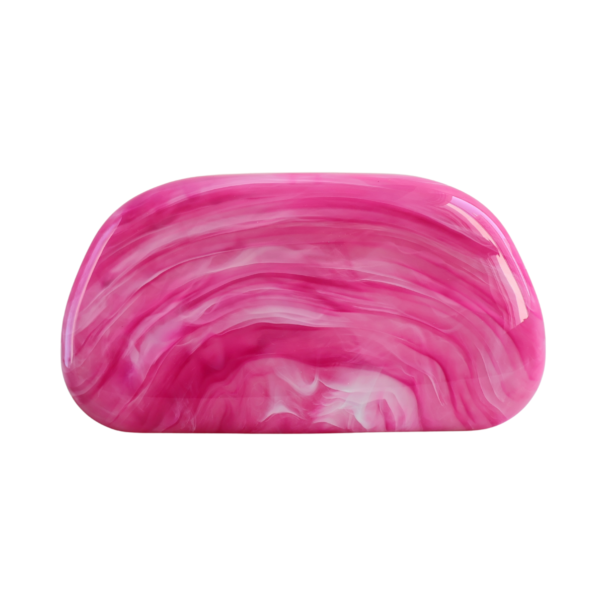 Bolsa de Festa Clutch Acrílico Mesclado Rosa