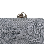 Bolsa Clutch Festa Palha Prata