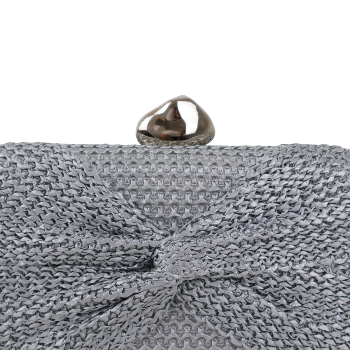 Bolsa Clutch Festa Palha Prata