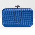 Bolsa Clutch Festa Tressê Média Azul Royal - ReUse