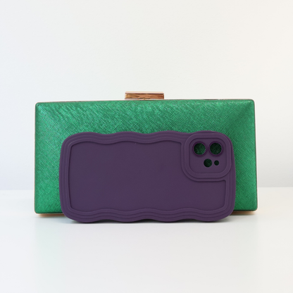 Bolsa de Festa Clutch Verde