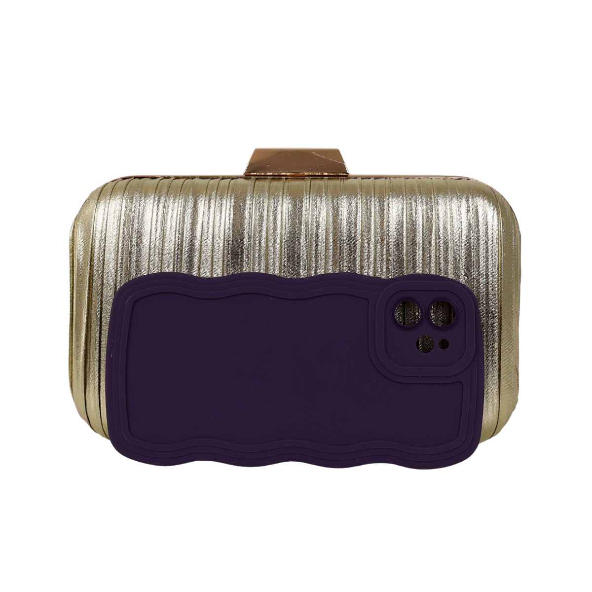 Bolsa Clutch Festa Dourado