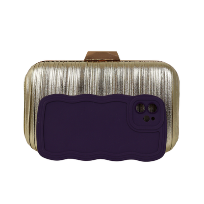 Bolsa Clutch Festa Dourado